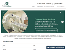 Tablet Screenshot of greenlineonline.com.br